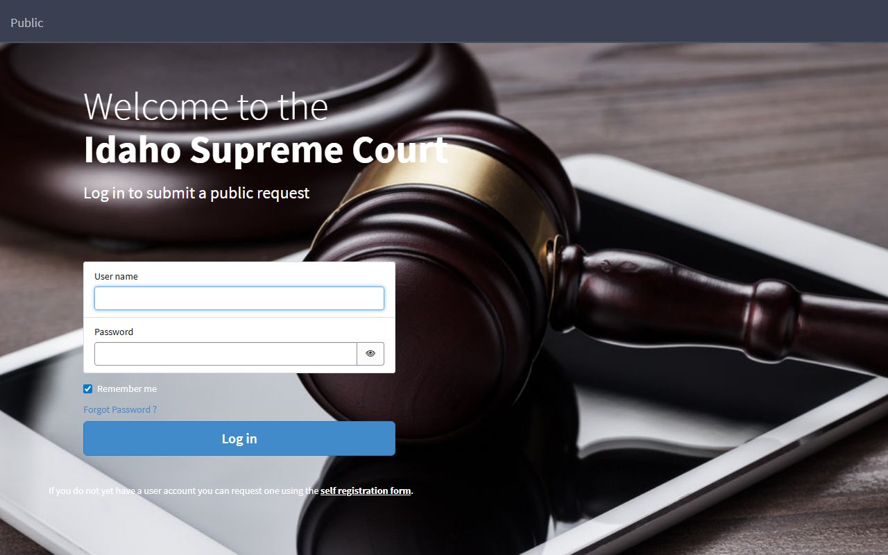 Gooding County court records Party Verify public portal